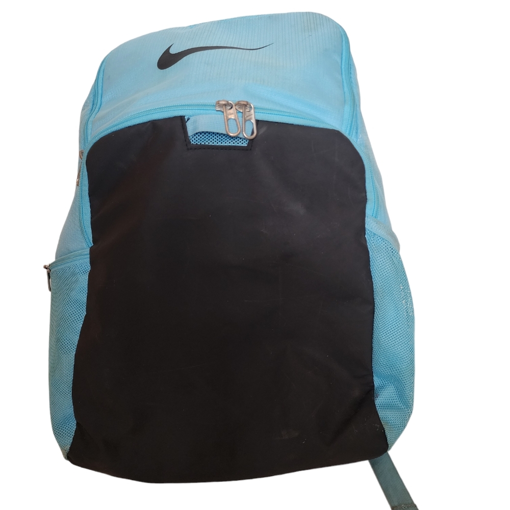 Nike Blue Backpack Book Bag 20 in tall 5 in deep